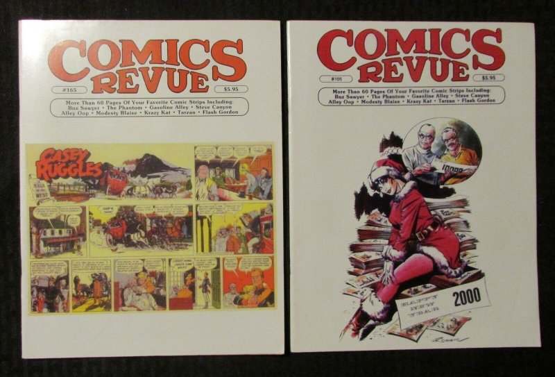 1999 COMICS REVUE Magazine #165 #166 FN-/FN LOT of 2 Sky Masters / Krazy Kat