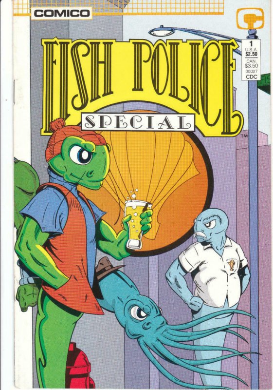 FISH POLICE #1, NM, Special, Comico, 1987, more in store