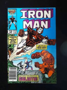 Iron Man #206  Marvel Comics 1986 Vf+ Newsstand