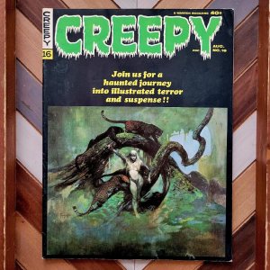 CREEPY #16 VG (Warren 1967) FRANK FRAZETTA Cover! Neal Adams +  