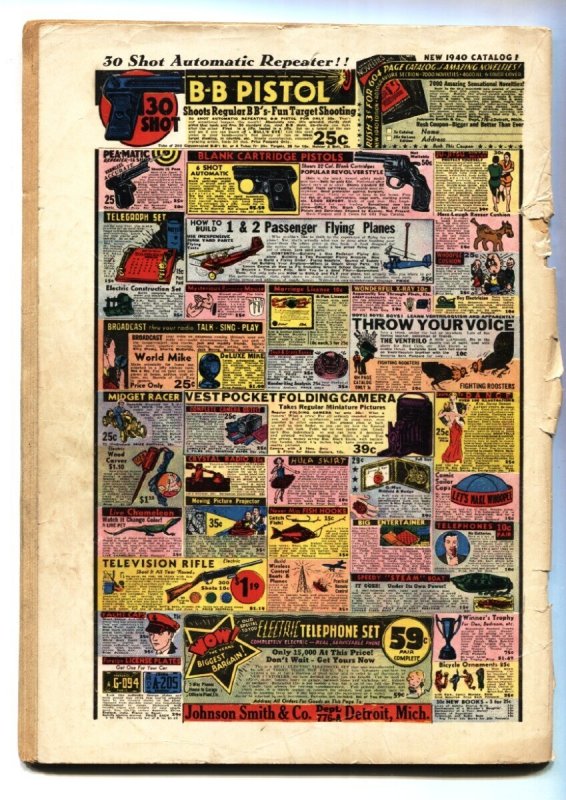 FIGHT COMICS #1-FICTION HOUSE-1940-EISNER-CLASSIC COVER-GOLDEN-AGE