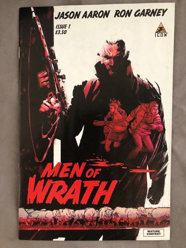 MEN OF WRATH - Six (6) Issue Lot - #1, #1 (2nd), #2, #3, #5, #5 Variant - Aaron