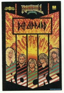 Rock N' Roll Comics #5 Def Leppard (2nd Print) - Revolutionary Comics - 1989 