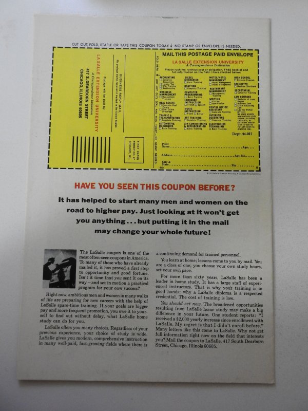 Jungle Action #7 (1973) VG+ Condition