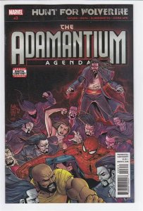 HUNT FOR WOLVERINE ADAMANTIUM AGENDA (2018 MARVEL) #3 CVR A GIUSEPPE CAMUNCOLI