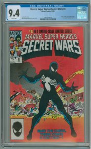 Marvel Super Heroes Secret Wars #8 CGC 9.4!