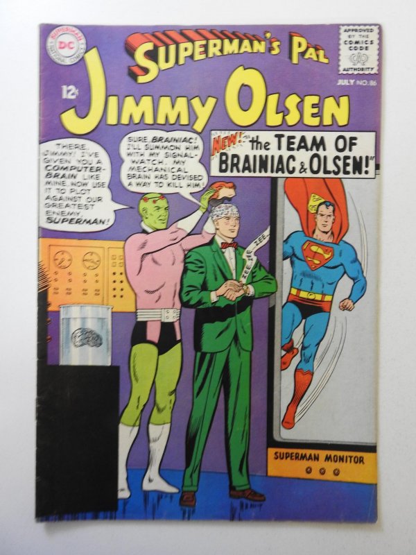 Superman's Pal, Jimmy Olsen #86 (1965) GD Condition See description