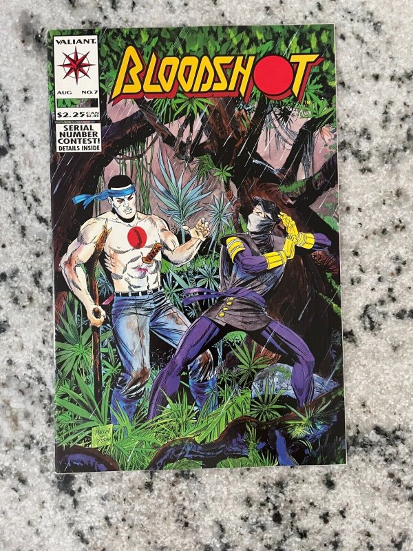 Bloodshot # 7 NM Valiant Comic Book Magnus Rai Solar Shadowman Turok Ninjak J914