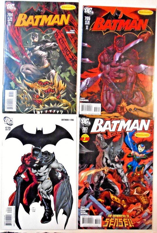 *BATMAN (DC) LOT (700-707) 8 high grade books