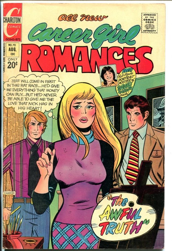 Career Girl Romances #70  1972 - Charlton  -VF - Comic Book