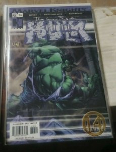 Incredible Hulk  # 76 2002,4  Marvel monster bruce banner immortal hulk fugutive