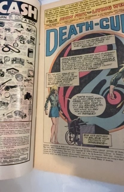 Marvel Premiere #19 (1974) The Death Cult vs Ironfist