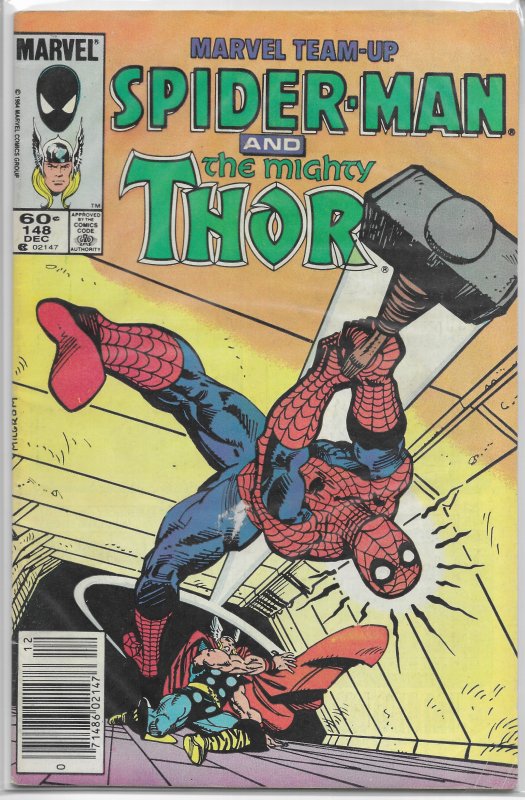 Marvel Team-Up vol. 1 #148 MJ GD Spider-Man, Thor, Burkett/LaRocque