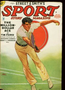 SPORT STORY 1935 AUG 2-STREET AND SMITH-TENNIS COVER FN/VF