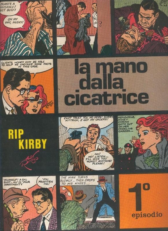 Rip Kirby de Alex Raymond numero 01: La mano dalla cicatrice