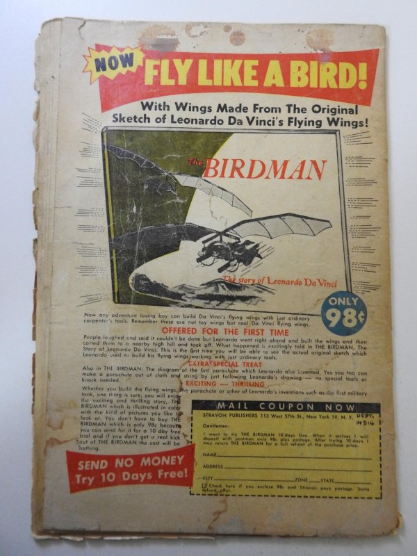 Ghost Rider #12 GD Condition Moisture damage, centerfold detached bottom staple