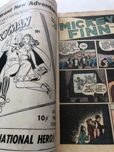 Mickey Finn 10, VG, cover scribble Oriental stereotyping!