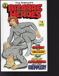 Bizarre Heroes #1 (Kitchen Sink, 1990)) NM - Auto Ron Simpson