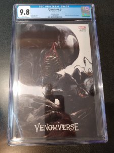 VENOMVERSE #1 CGC 9.8 CONVENTION EDITION BY FRANCESCO MATTINA
