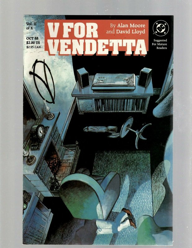 V For Vendetta Complete DC Comics LTD Series # 1 2 3 4 5 6 7 8 9 10 A Moore GK21