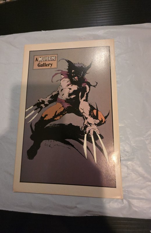 Wolverine #10 (1989)1st sabertooth battle 1zt silver fox