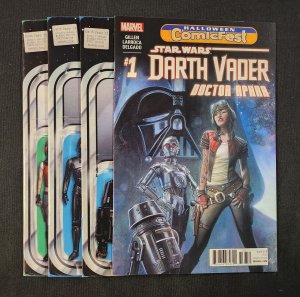 Star Wars: Darth Vader 4PC #23-25 + #1 Halloween Promo / Variants (9.2ob) 2016