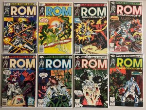 ROM lot #2-39 + Annual Marvel SpaceKnight (average 7.0 FN/VF) 37 diff (1980-'83)