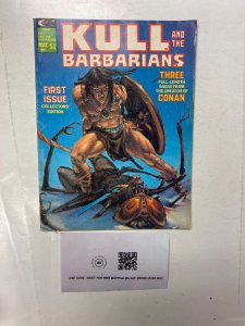 Kull & The Barbarians # 1 VF Marvel Curtis Comic Book Magazine Conan 2 LI5