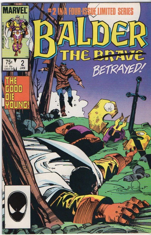 Balder the Brave #1-4 (1986)  #1 VF/NM, #2-4 each VF  complete set  Simonson art