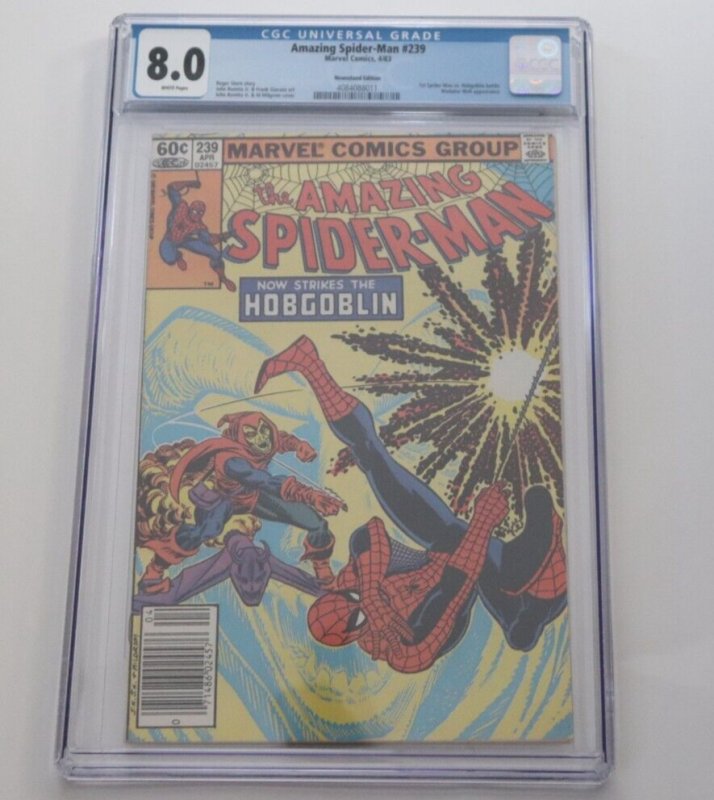 Amazing Spiderman #239 Newsstand Edition CGC 8.0