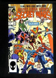 Marvel Super-Heroes Secret Wars #5 X-Men!  Spider-Man!