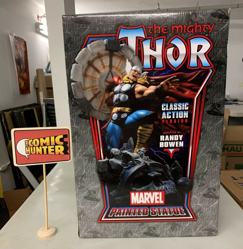 Marvel Mighty Thor Classic Action Ver. Painted Statue (Damaged See Description) 