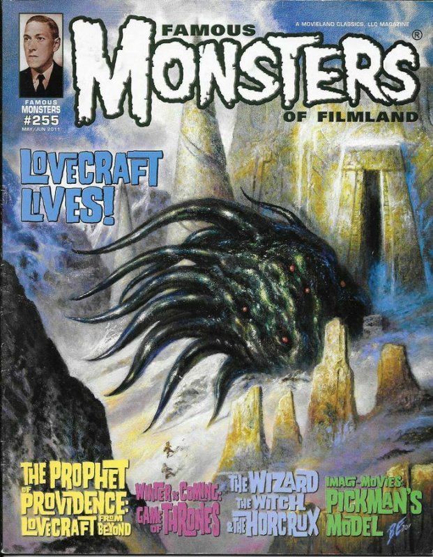 FAMOUS MONSTERS #255 UNIVERSAL MOVIELAND - H.P. LOVECRAFT HORCRUX GAME THRONES