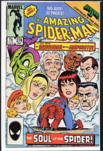 The Amazing Spider-Man #274 (1986) Spider-Man