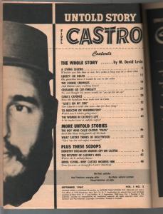 Untold Story-Fidel Castro 9/1960-Crudader or Cut-Throat-commmies-VG