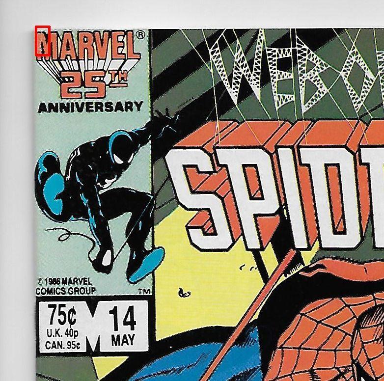 Web of Spider-Man #14 - Black Fox (Marvel, 1986) - VF