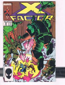 X-Factor #21 VF Marvel Comic Book 1987 X-Men Cyclops DE7