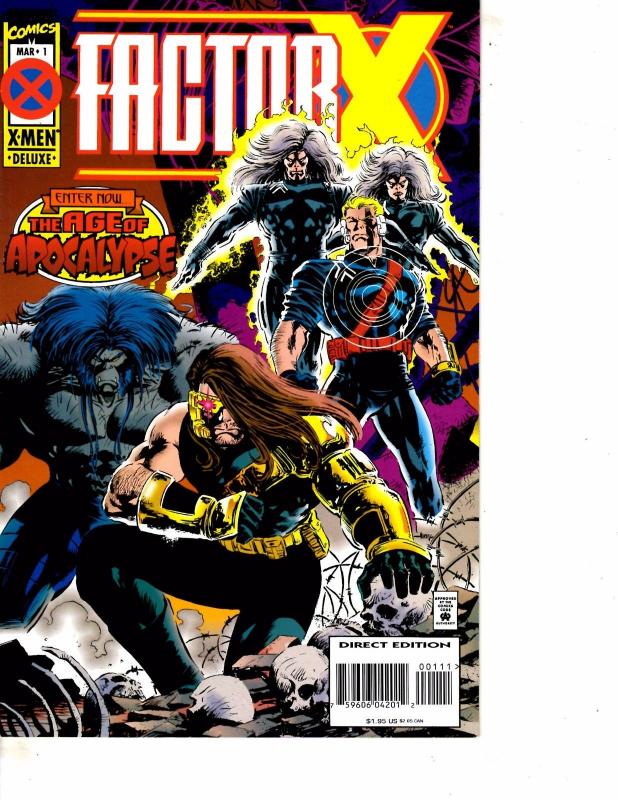 Lot Of 3 Factor X Marvel Comic Books #1 2 4 Thor Iron Man DC5