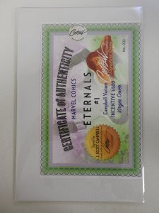 Eternals #1 (2021) Signed J Scott. Campbell! NM or Better!!