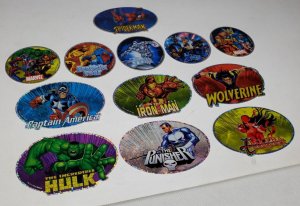 Spider Man Vending Machine Sticker 2004 set of 12 NM SERIES 1 