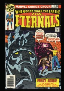 Eternals #1 FN+ 6.5 Origin and 1st Appearance ! Jack Kirby Art!