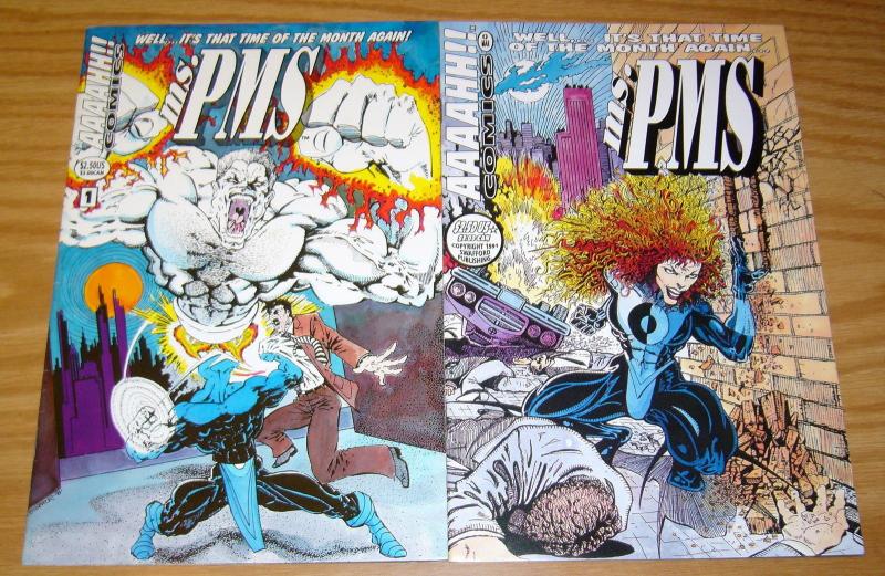 Ms. PMS #0-1 VF/NM complete series - christopher thomas swafford - bad girl set