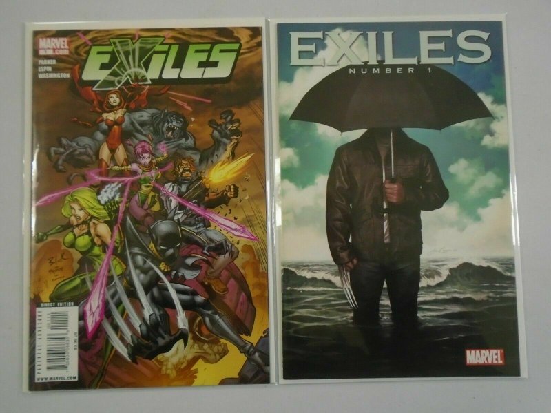 Exiles #1 A+B NM (2009 2nd Series Marvel)