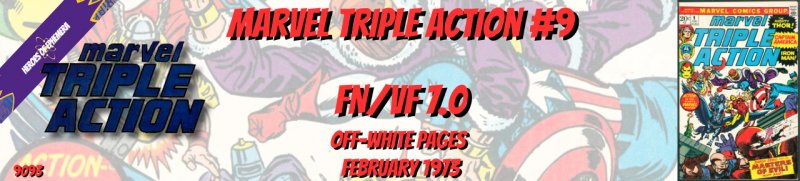 Marvel Triple Action 9 FN/VF 7.0 Avengers Marvel 1973
