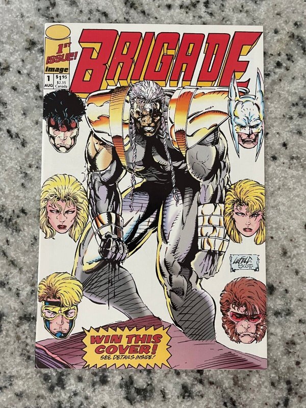 Brigade # 1 NM 1st Print Image Comic Book Rob Liefeld Cover Art! 12 J836