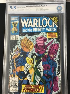 Warlock and the Infinity Watch #9 (1992) CBCS 9.8,White Pages