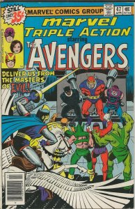 Marvel Triple Action #47 ORIGINAL Vintage Marvel Comics Avengers Black Knight 71486021445