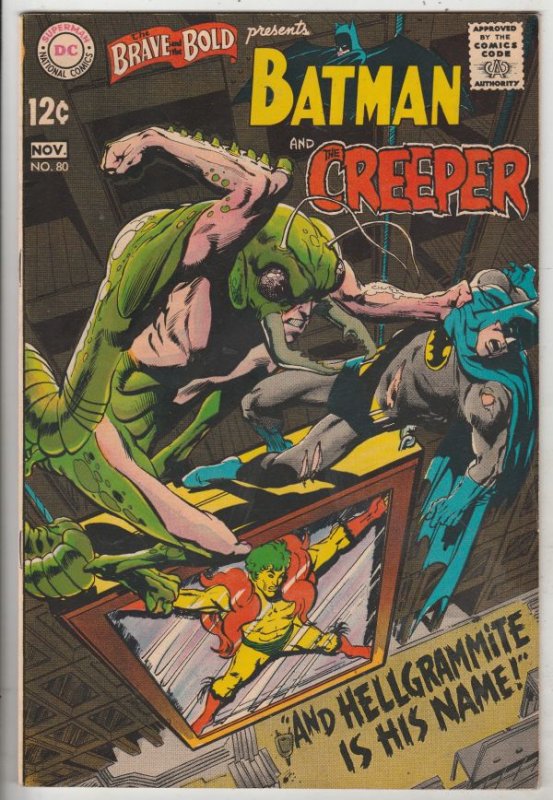 Brave and the Bold, The #80 (Nov-68) VF/NM High-Grade Batman, the Creeper