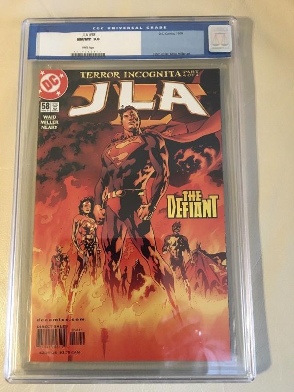 JLA #58 CGC 9.8 Mark Waid DC Comics Justice League of America