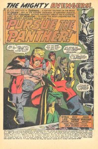 THE AVENGERS #74(Mar1970) 6.5 FN+ Roy Thomas! John Buscema! Rogue BLACK PANTHER!